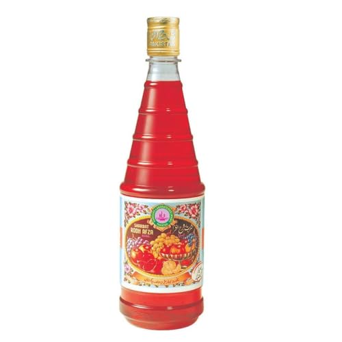 Hamdard Rooh Afza Sharbat Sirup, Rose, 75 ml (Verpackung kann variieren) von Hamdard