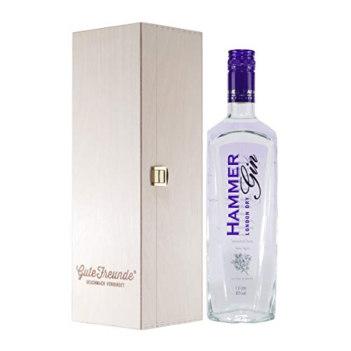 Hammer London Dry Gin in Geschenk-Holzkiste von Hammer