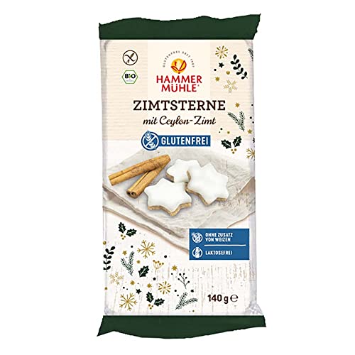 Hammermühle Zimtsterne, glutenfrei (140 g) - Bio von Hammermühle