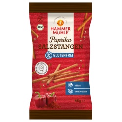 Paprika-Salzstangen, glutenfrei von Hammermühle