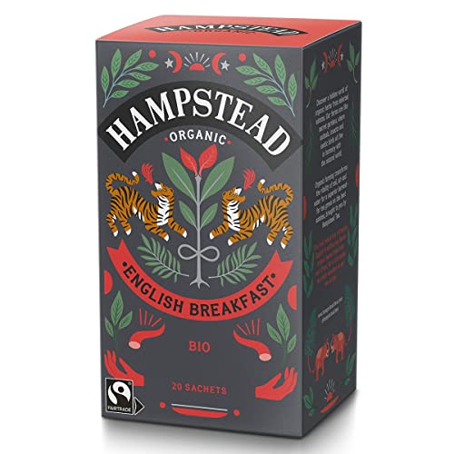 HAMPSTEAD TEA English Breakfast Tea Sachets 20 Beutel, 0,0 kg von Hampstead Tea