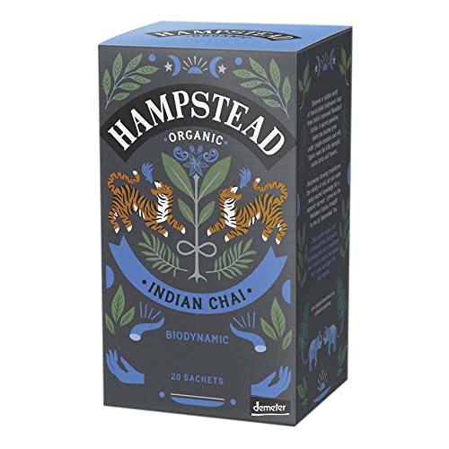 Hampstead Tea London Indian Chai, Black Tea, 20 Beutel, 40g, 2er Pack von Hampstead Tea