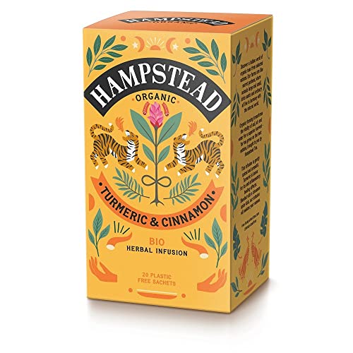 Hampstead Tea Kurkuma & Zimt - Kräutertee 20 Beutel 25g (2er Pack) von Hampstead