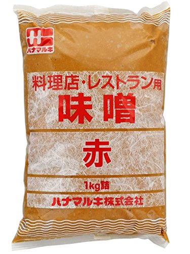 [ 1kg ] HANAMARUKI Ryoriten no Aji Aka Miso Sojabohnenpaste DUNKEL von Hanamaruki