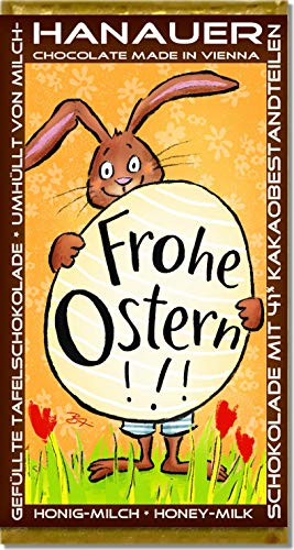 Hanauer BIO Schokolade "FROHE OSTERN", 70 g von Hanauer