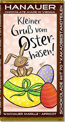 Hanauer BIO Schokolade "KLEINER GRUSS VOM OSTERHASEN", 70 g von Hanauer