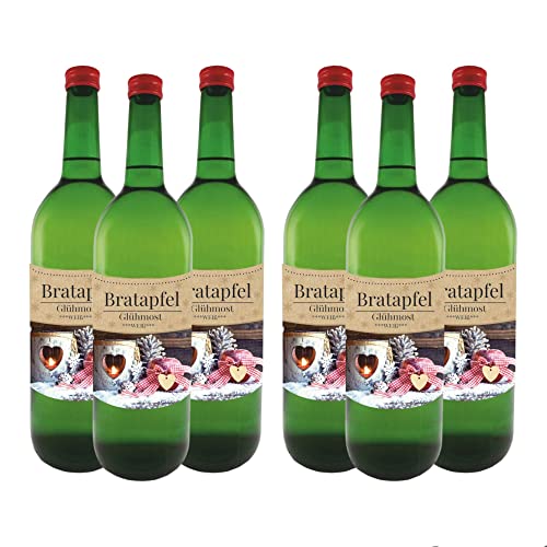 Bratapfel-Glühmost 6% vol. 6 Flaschen (6 x 1 Liter) von Handelsagentur Kasberger