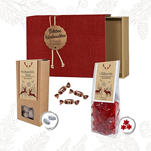 Schöne Weihnachten Geschenkbox | Tolles Geschenk für Frauen und Männer zu Weihnachten | Set mit weihnachtlichen Süßwaren | Feinkostpräsent (Schöne Weihnachten 1) von Handelsagentur Kasberger