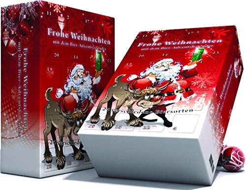 Bierdosen-Adventskalender "Santa" von Handelshaus Huber-Koelle