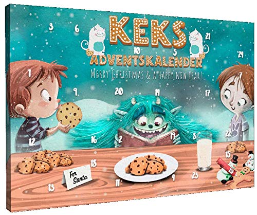 Handelshaus Huber-Koelle Krümelmonster "Keks"-Adventskalender, 1er Pack (1 x 188 g) von Handelshaus Huber-Koelle