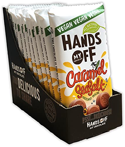 Hands Off my Chocolate (12 x 100g) | All Natural Fair Chocolate | Laktosefrei | 12 einzeln verpackte Tafeln (Caramel Seasalt) von Hands Off My Chocolate