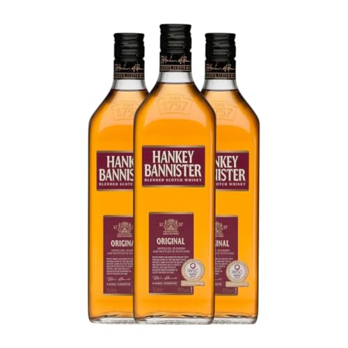 Whiskey Blended Hankey Bannister 1 L (Karton mit 3 Flaschen von 1 L) von Hankey Bannister & Co