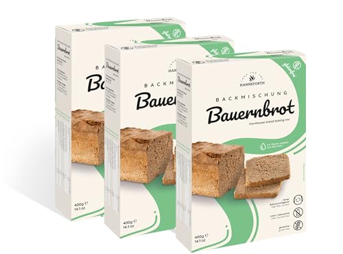 Glutenfreie Backmischung Bauernbrot | 3 * 400g | Hanneforth von Hanneforth