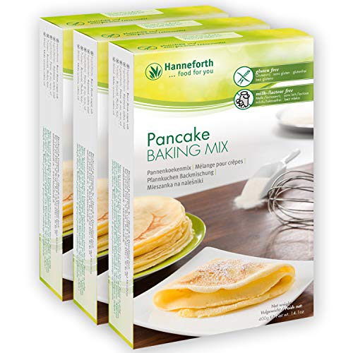 Glutenfreie Backmischung Pfannkuchen | 3*400g | Hanneforth von Hanneforth