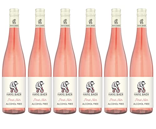 Hans Baer - Pinot Noir Rosé, Alkoholfreier Roséwein aus Deutschland (6 x 0,75 L) von Hans Baer