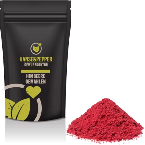 100g Himbeer Pulver Himbeer gemahlen gefriergetrocknet Fruchtpulver ohne Zucker von Hanse&Pepper Gewürzkontor