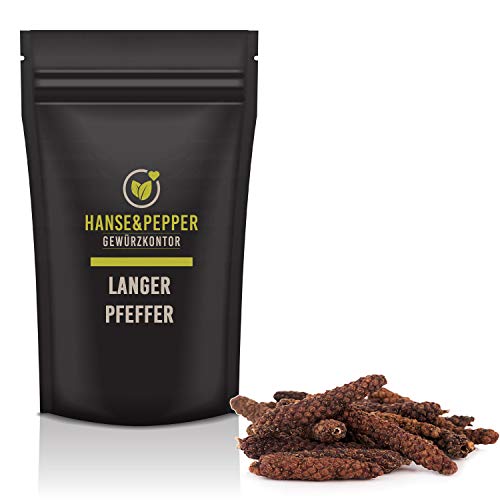 100g Langer Pfeffer Stangen indischer Pfeffer ganz natürlich vom Hanse&Pepper Gewürzkontor - Gourmet Serie von Hanse&Pepper Gewürzkontor