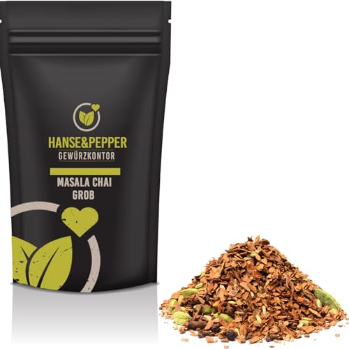 100g Masala Chai Gewürztee Mischung grob Chai Spiced Black Tea Gewürzmischung von Hanse&Pepper Gewürzkontor