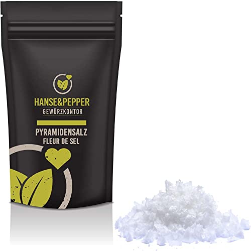 100g Pyramidensalz Fleur de Sel Pyramiden Salz Pyramidenflocken Fingersalz von Hanse&Pepper Gewürzkontor