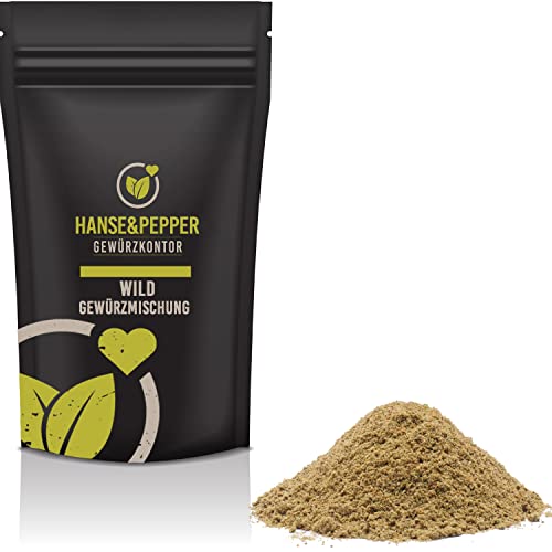 100g Wildgewürz Wild Gewürz gemahlen Gewürzmischung Gewürzzubereitung von Hanse&Pepper Gewürzkontor