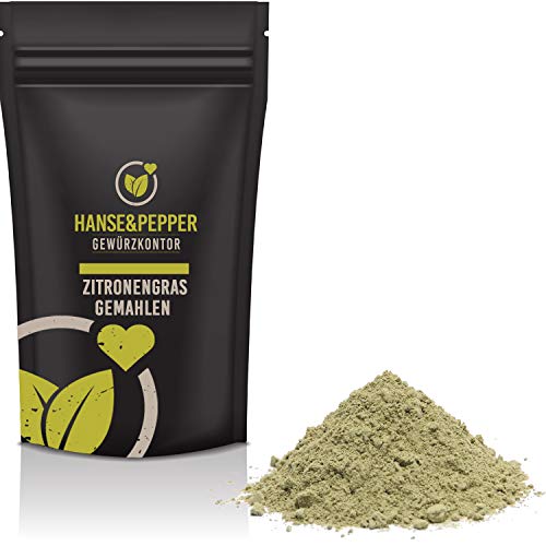 100g Zitronengras gemahlen Lemon Gras Gourmet Gewürz Pulver von Hanse&Pepper Gewürzkontor