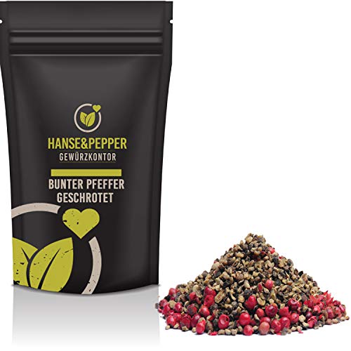 1kg Bunter Pfeffer geschrotet Gewürz Mischung Pfeffer Bunt von Hanse&Pepper Gewürzkontor