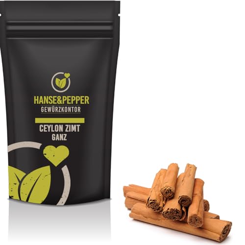 1kg Ceylon Zimt ganz echte Ceylon Zimtstangen Cinnamon Ceylon Zimt Stangen von Hanse&Pepper Gewürzkontor