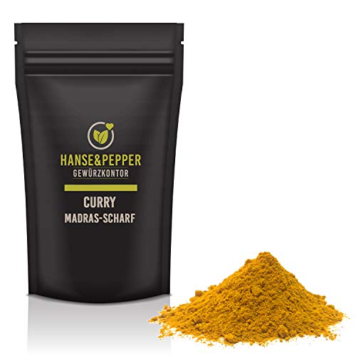 1kg Currypulver Indisch scharf pikant Top 1A Aromatisch natürlich vom Hanse&Pepper Gewürzkontor - Gourmet Serie von Hanse&Pepper Gewürzkontor