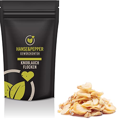 1kg Knoblauch Flocken Knoblauch Scheiben Flakes Chips Knoblauchflocken von Hanse&Pepper Gewürzkontor