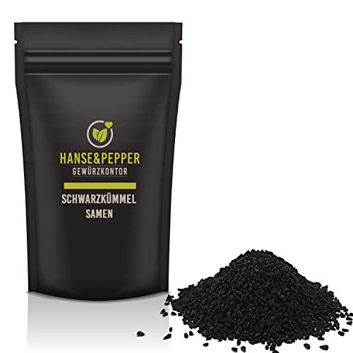 1kg Schwarzkümmel Samen Kräuter ganz Vegan in Top Qualität ideal zum Backen- Greenline Serie von Hanse&Pepper Gewürzkontor