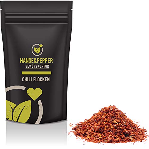 250g Chili Flocken ohne Saat Gewürz natürlich vom Hanse&Pepper Gewürzkontor von Hanse&Pepper Gewürzkontor