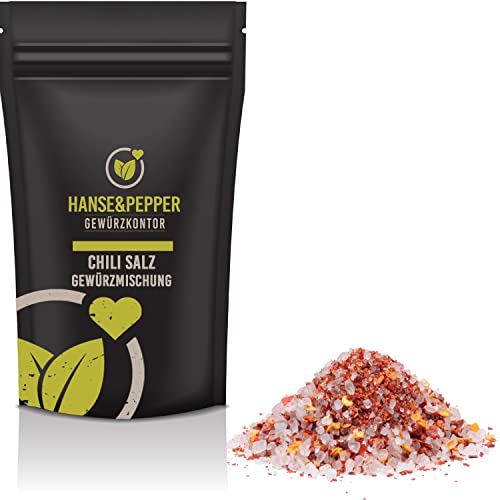 250g Chili Salz Gewürzmischung Salzmischung für die Gewürzmühle Chilisalz Gewürz von Hanse&Pepper Gewürzkontor