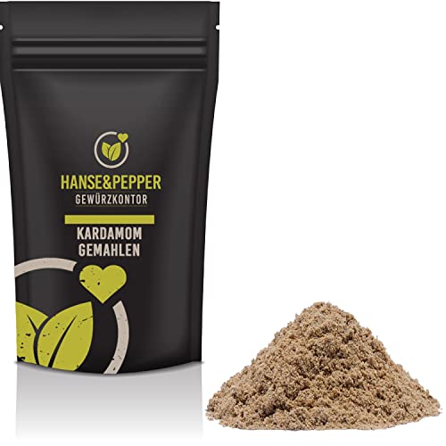 250g Kardamom gemahlen Cardamon Pulver Kardamon Cardamom Kardamompulver von Hanse&Pepper Gewürzkontor