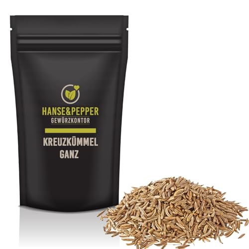 250g Kreuzkümmel ganz Cumin Cuminsamen Gourmet 1A Qualität- Greenline Serie von Hanse&Pepper Gewürzkontor