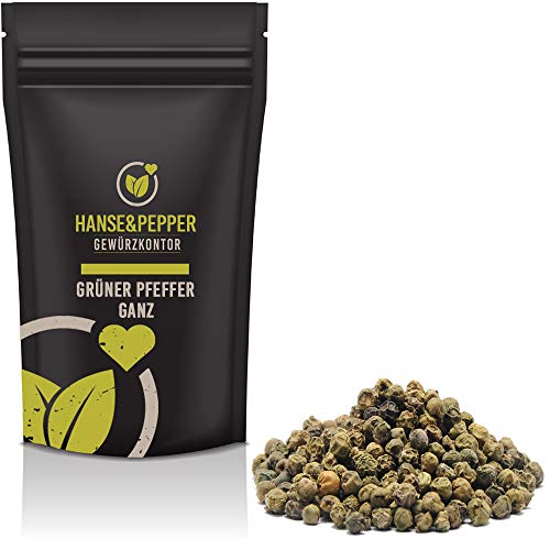 250g Pfeffer Grün Ganz Vegan Beeren Pfeffergewürz natürlich vom Hanse&Pepper Gewürze von Hanse&Pepper Gewürzkontor