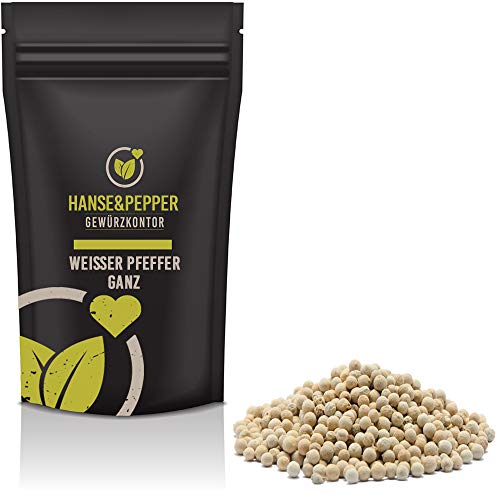 250g Pfeffer Weiß ganz Körner natürlich vom Hanse&Pepper Gewürzkontor von Hanse&Pepper Gewürzkontor