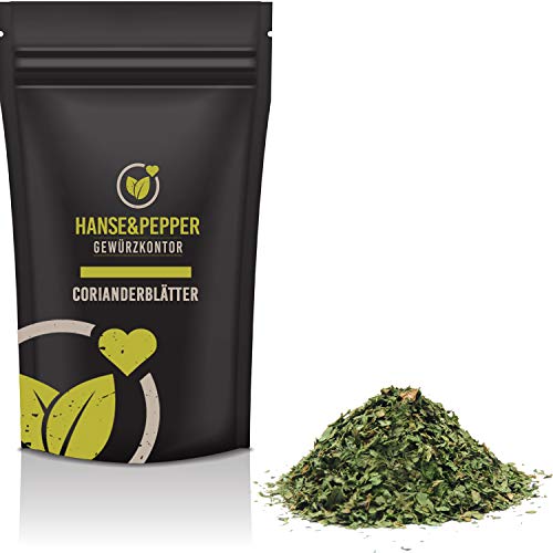 500g Korianderblätter getrocknet Coriander gerebelt Koriander Blätter Kraut geschnitten von Hanse&Pepper Gewürzkontor