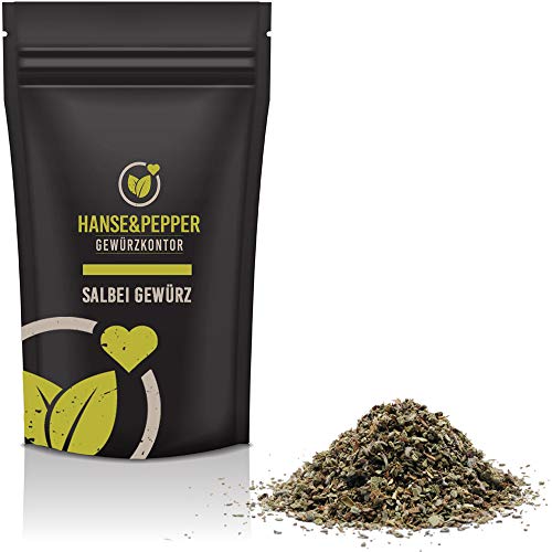 500g Salbei Gewürz gerebelt Salvia Kräuter Tee Kräuterwürze natürlich vom Hanse&Pepper Gewürzkontor von Hanse&Pepper Gewürzkontor