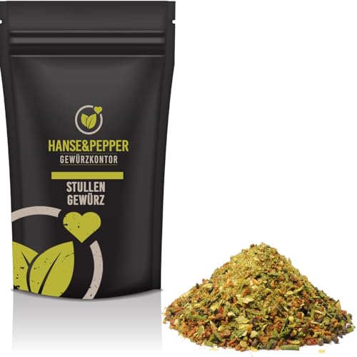 500g Stullen Gewürz Stullen Spice Stullen Würzer Gewürzmischung Stullen Gewürzmischung leckeres Butterbrot Topping Käsebrot Topping ideal für Frischkäse von Hanse&Pepper Gewürzkontor