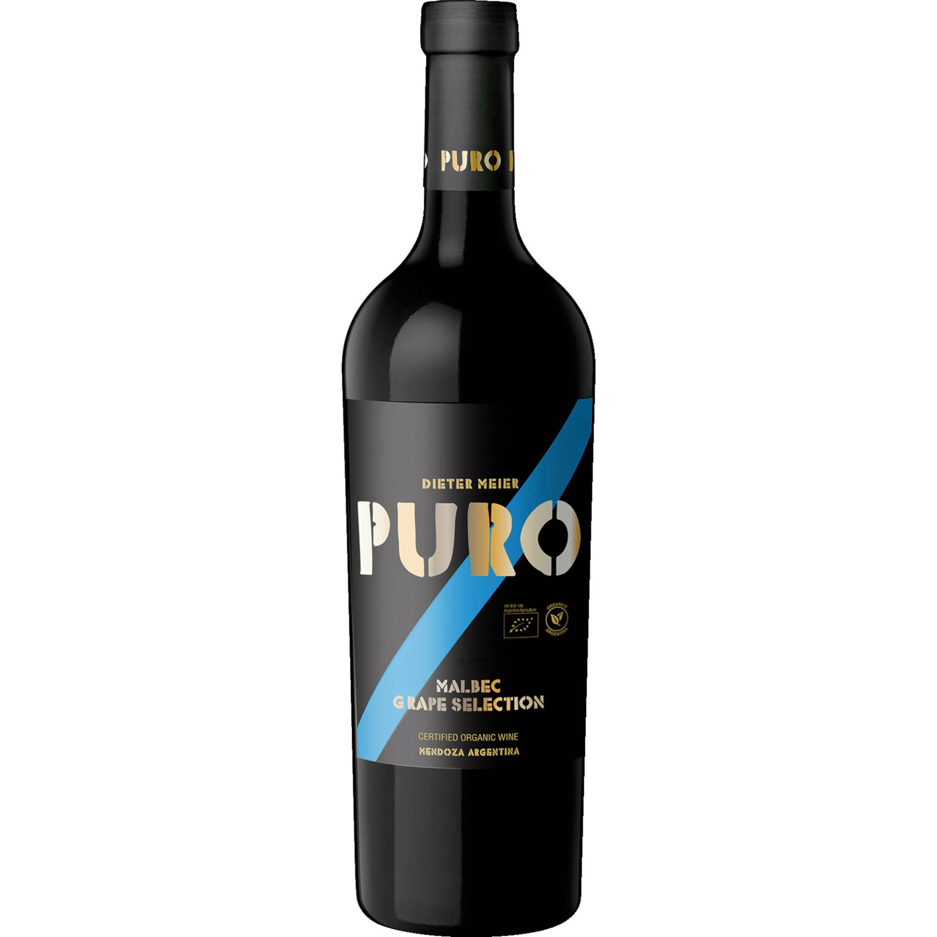 Puro Malbec Grape Selection, Mendoza, San Juan, 2020, Rotwein von Hanseatisches Wein- und Sekt-Kontor Hawesko GmbH, Friesenweg 24, D-22763 Hamburg