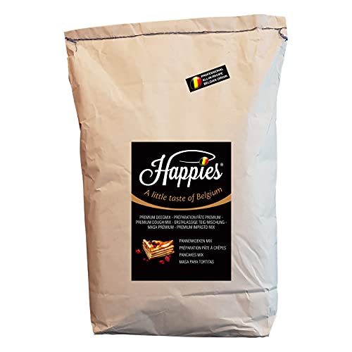 Happies Backmischung für lecker Pancake, Fertigbackmischung für echte belgische Pfannkuchen oder auch Teig-Mischung für französische Crepes | (10) von Happies A Little Taste of Belgium