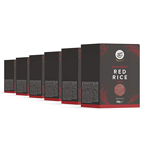 Amazon-Marke: Happy Belly Select Roter Reis, 500g, 6er-Pack von Happy Belly