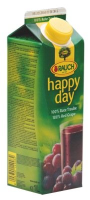 Happy Day Rote Traube Saft, 12er Pack (12 x 1 l) von Happy Day