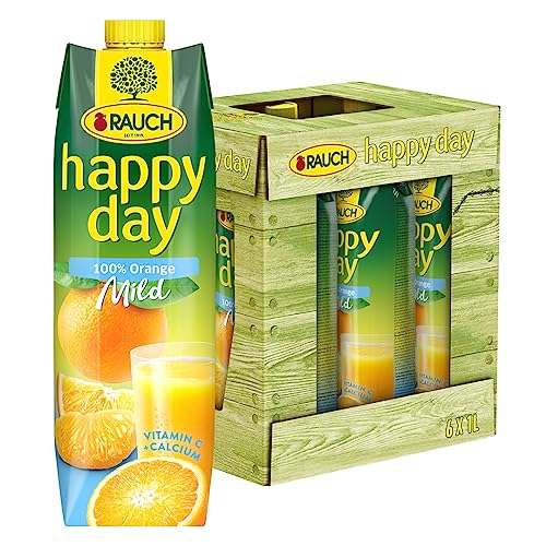 Rauch Happy Day Orange mild | fruchtig-milder Geschmack (Packung mit 2) von Happy Day