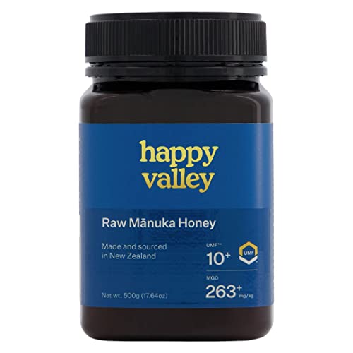 Happy Valley UMF 10+ (MGO 263+), Manuka roher Honig, 500g von Happy Valley