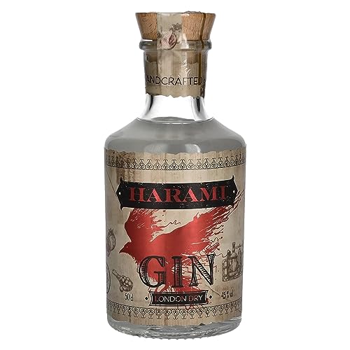 Harami | London Dry Gin | Bio | 500 ml | 45% Vol. | Klassischer London Dry Gin | Noten von Feige & Granatapfel | Orientalische Aromen | Kann pur genossen werden von Harami