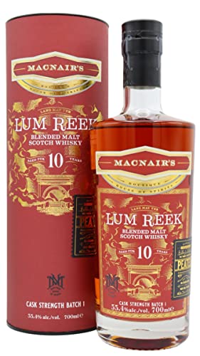 Hard To Find MacNair's Lum Reek 10 Years Old CASK STRENGTH Batch 1 55,4% Vol. 0,7l in Geschenkbox von Hard To Find