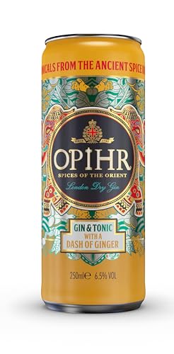 Opihr I Gin & Tonic mit Ingwer I Erfrischend fertig gemixt I 10% Vol. I 250 ml von Hardenberg
