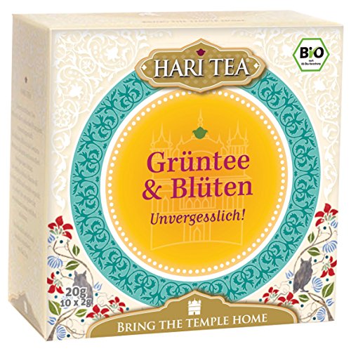 Hari Tea Bio Grüntee & Blüten Teemischung, 20 g von Hari Tea