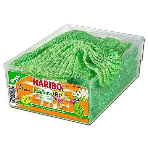 HARIBO - Pasta Basta - Fruchtgummi - Apfel - Box mit 150 Stück von HARIBO